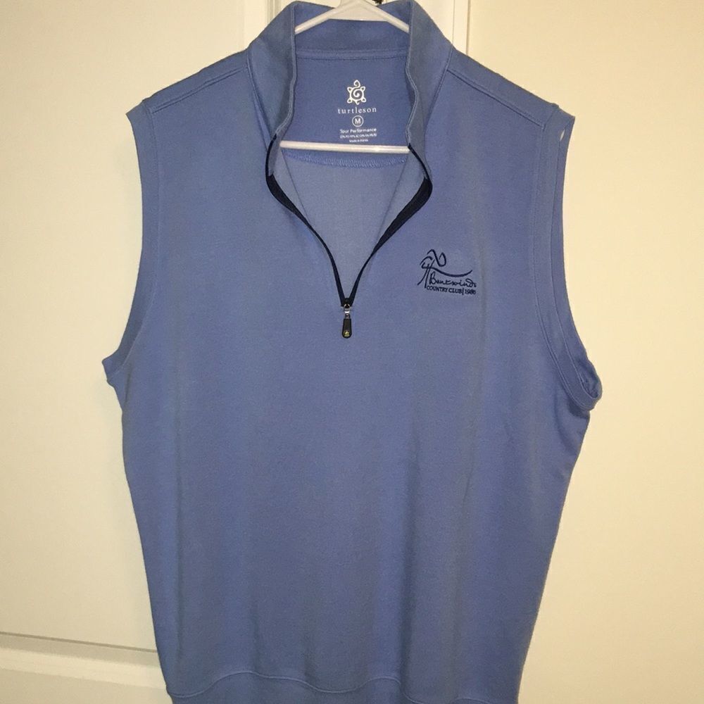 North Carolina Blue Turtleson Bentwinds Country club golf vest Tour Performance